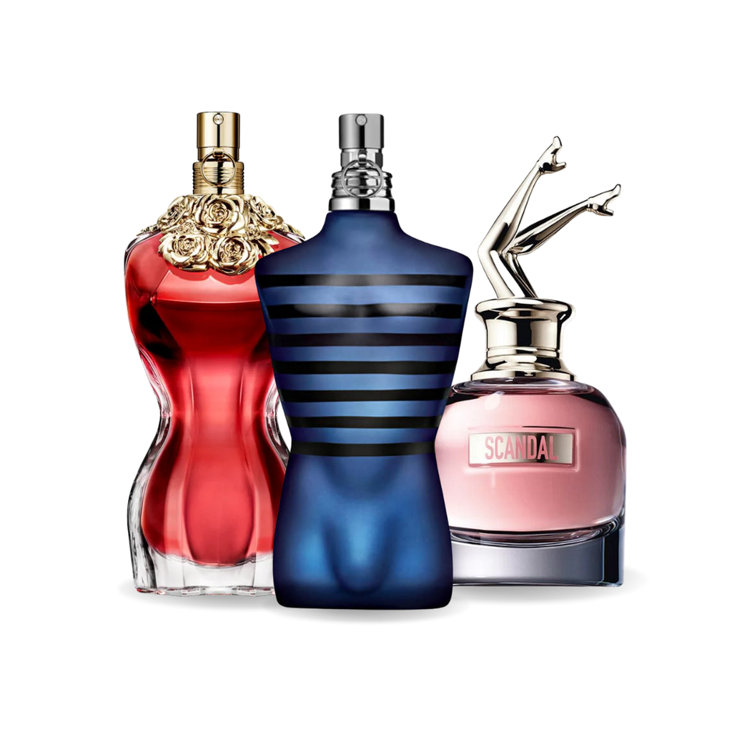 Cofanetto 3 profumi LA BELLE, ULTRA MALE, Gaultier SCANDAL 100ml