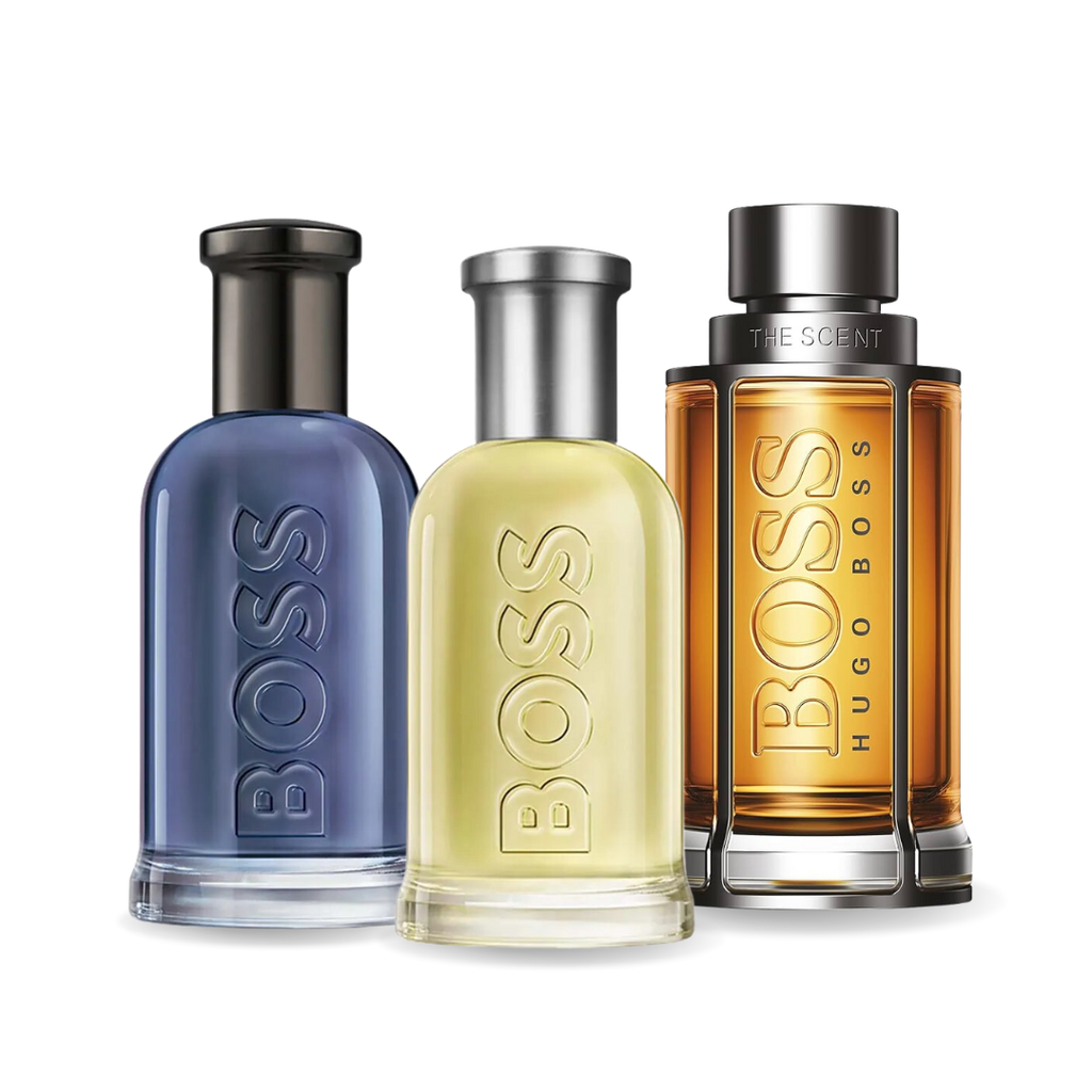 Set di 3 profumi BOSS BOTTLED, BOSS THE SCENT, BOSS BOTTLED INFINITE 100ml